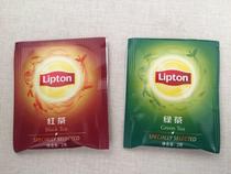 Lipton tea tea black tea green tea 2G aluminum foil bag independent fresh-keeping envelope hotel special can be invoiced