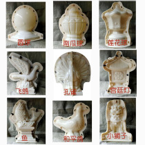 European-style prefabricated cement components Roman column mold ABS plastic steel feng shui ball lion ball partition column decoration object