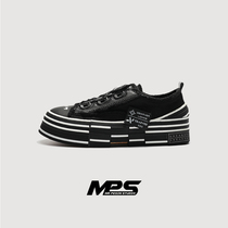 Wu Jianhaos original niche design luminous Cork thick-bottomed heightened beggar shoes couple shoes canvas shoes men