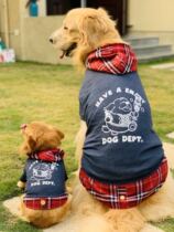 Pretty handsome handsome home welfare G section Japanese DOG DEPT fake two-piece shirt deodorant anti-static dog clothes