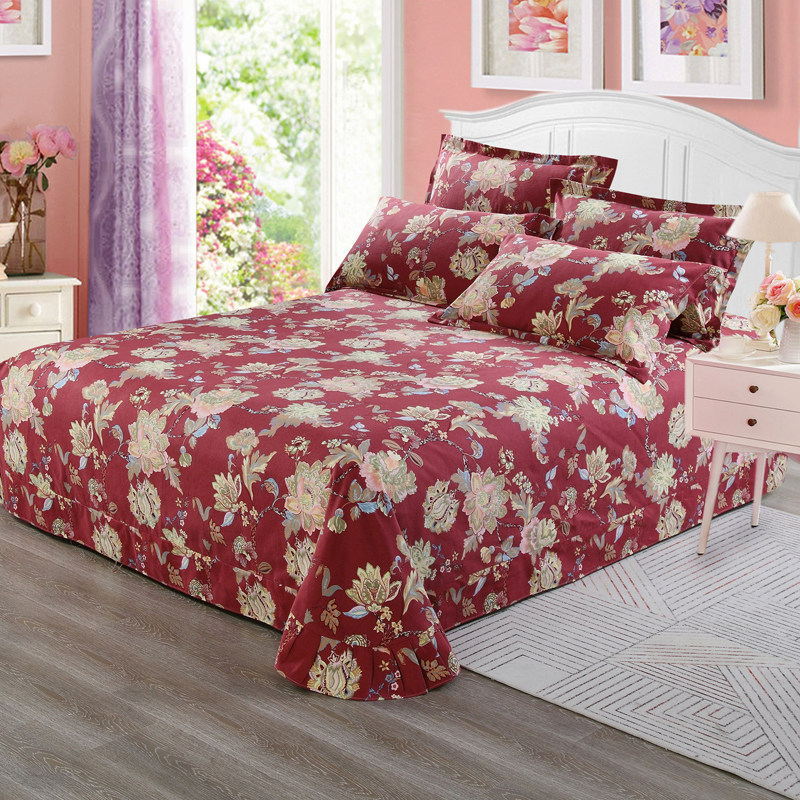 清仓全棉绒布床单宽幅无拼接250250加大床单双人床单15m18米床