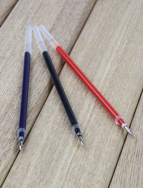 经典磨砂中性笔0.5全针管子弹头碳素水笔芯中性笔芯批发包邮