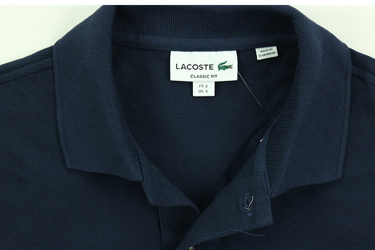 lacoste/拉科斯特 法国鳄鱼男纯棉经典款纯色短袖polo衫美国直邮_7折