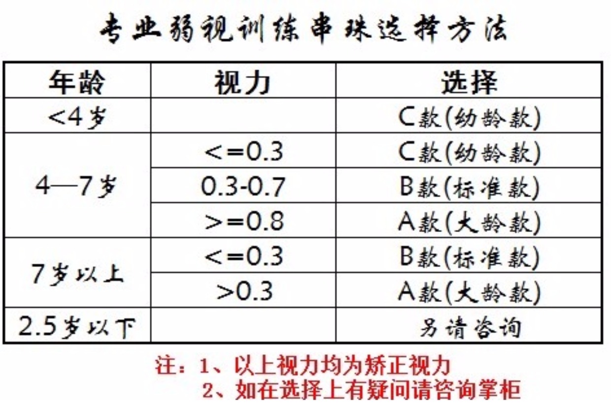 儿童弱视训练珠子串珠眼睛远视散光视力矫正精细小号手工穿珠玩具_7折