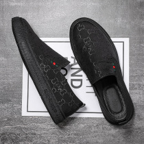 Old Beijing Cloth Shoes Men 2022 Spring Summer New Lefu Shoes Men Casual Sails Cloth Shoes Han Edition Trendy Bean Bean Shoes