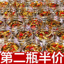 Hunan specialty spicy firewood fish 280g bottled small fish chili sauce farmhouse canned snacks