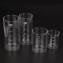 Transparent glass measuring cup heating experiment demonstration with dilution liquid scale Heat-resistant beaker 80 180ml boutique