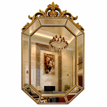 European American retro toilet bathroom mirror vanity wall dressing table Wall vanity mirror porch fireplace restaurant decorative mirror