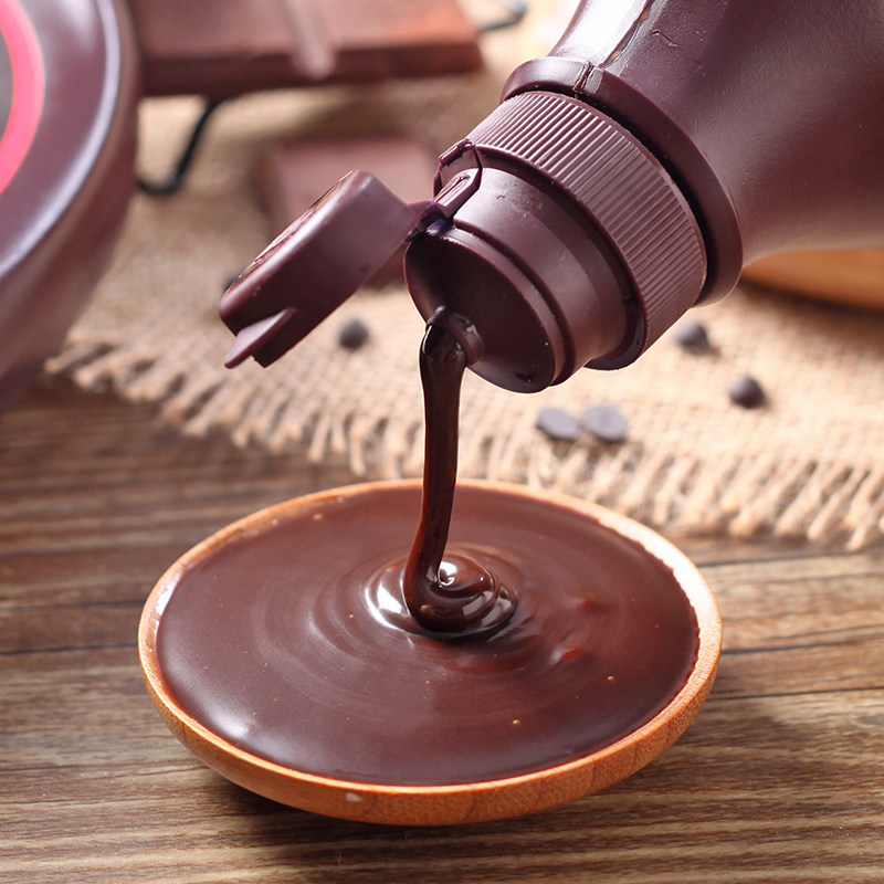 好时巧克力酱 脏脏包用巧克力草莓焦糖味糖酱 花式奶茶烘焙原料