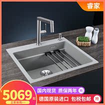 German original Blanco Platinum Wave high kitchen granite sink ETAGON 6 quartz stone wash basin 524529