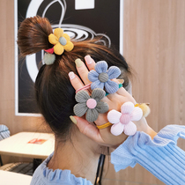 South Korea sweet flowers High stretch hair tie ball ball hair hair rope simple head rope Hairband holster women