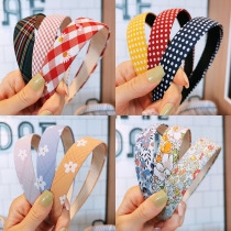 Joker Net red sweet hair hoop female super fairy retro hair card wash head hoop Korean pressure hair accessories