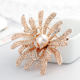 Chihiro Sea Breeze Luxurious Corsage Temperament Pin Women's Retro Suit Sweater Coat Pearl Brooch