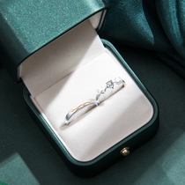 Yilu Road has your couple ring ring ring ring a pair of s925 silver birthday gifts to give your girlfriend original design