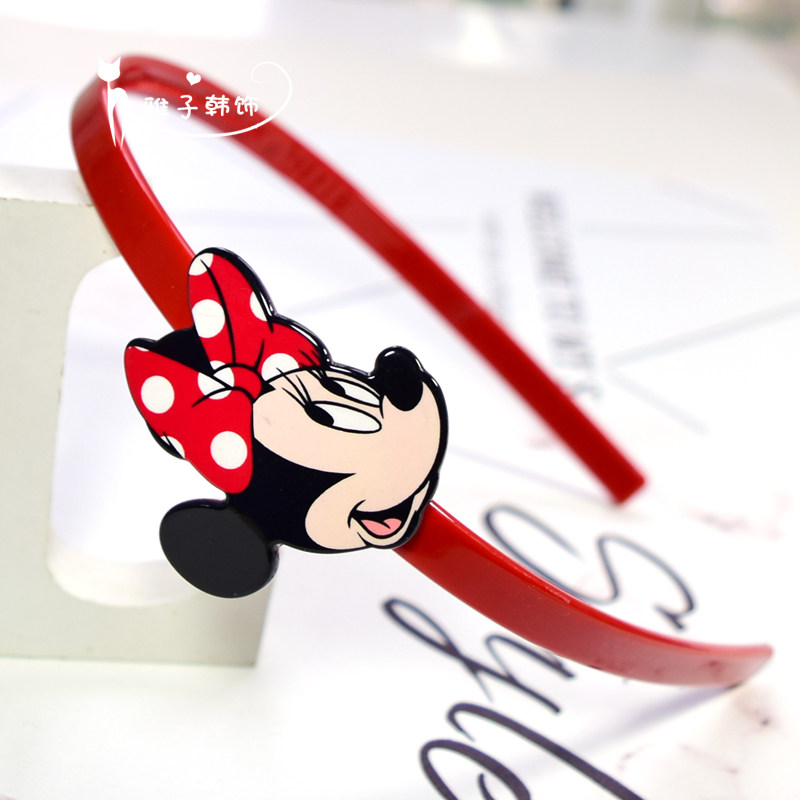 卡通儿童头饰 米妮女孩亚克力有齿发箍 四季用头箍 一枚价