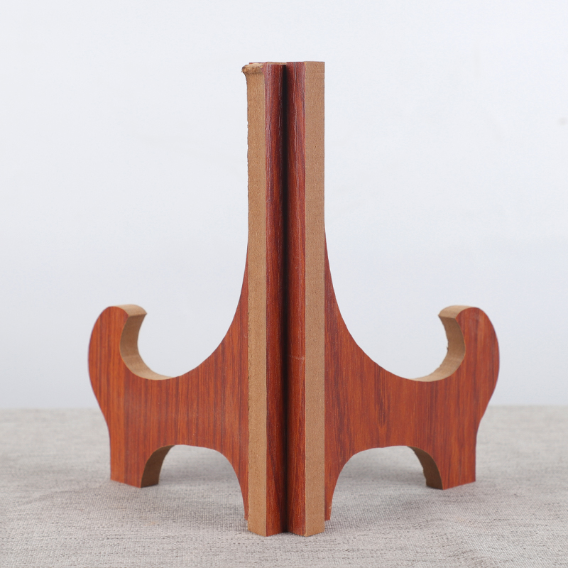 Ceramic decoration plate wooden tripod, bracket high - grade decoration plate bracket wooden base