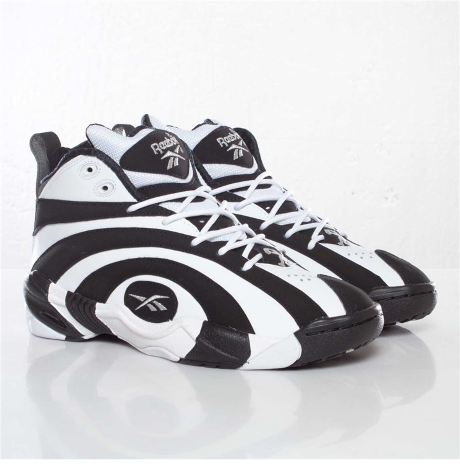 正品锐步篮球鞋reebokshaqnosisog黑白年轮奥尼尔战靴v48350