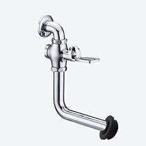 Stainless steel foot flushing valve outlet elbow stool valve flushing pipe flushing pipe squat flushing device takes over the L pipe