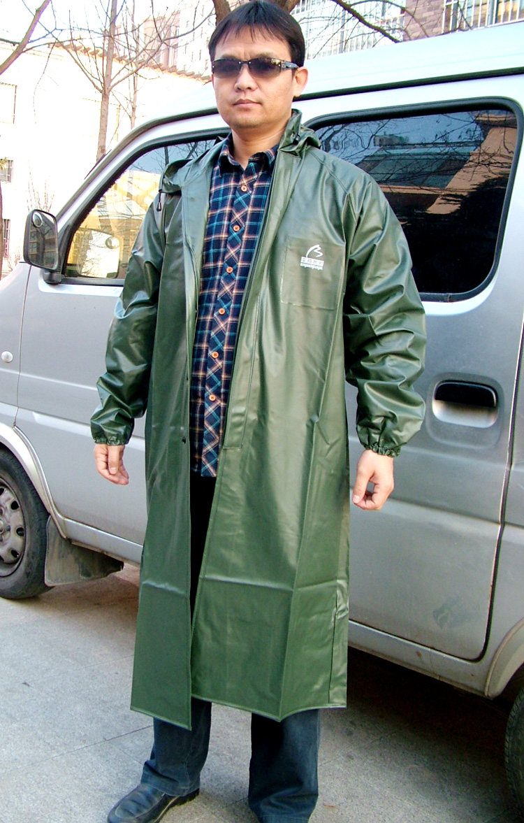 轻便雨衣塑料建筑工地施工人防雨防水成人男士加长加大褂干活劳保