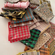 Zoebaby Korean childrens clothing men and womens treasure soft waxy comfortable thin wool literary small scarf ins limited edition