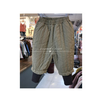 Zoebaby Korean childrens clothing men and women baby soft and comfortable fashion slim knitted cotton trousers 19 Winter