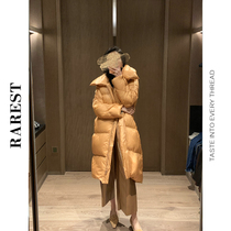 Rest 11 11-zero point Super Light A- grade white goose down vitality orange down jacket women