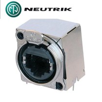 NEUTRIK NE8FBH-S full shielding network RJ45 socket PCB horizontal welding sound video lamp