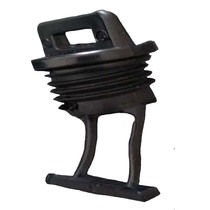 Outdoor Diving Beach Single Wooden Platform Boat Paddle Kayak Accessories Single Drain Plug 19mm Black Nylon Plug