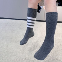 Childrens stockings pure cotton thin mens and womens spring and autumn clothes Boys baby football stockings Children children high tube socks