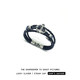 ຍີ່ປຸ່ນແລະເກົາຫຼີ clover ມືເຊືອກຫນັງເຊືອກ braided ຄູ່ braided ສາຍແຂນຂອງແມ່ຍິງ anchor bracelet ແບບເກົາຫຼີຄົນອັບເດດ: ເຄື່ອງປະດັບຂອງຜູ້ຊາຍຄົນອັບເດດ: ການຂົນສົ່ງຟຣີ