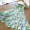 Cotton silk suspender skirt, refreshing green leaf regular edition