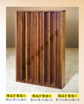 Jazz rack boutique diffuser series solid wood black walnut acoustic secondary reflection diffuser