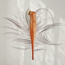 Jorllie English calligraphy dipped pen pole Carrot radish diagonal Rod chunky