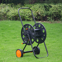 Metal water pipe car rewinder winding car wash rack winch hose storage rack pipe reel household artifact
