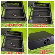 3 5-inch hard disk double disk black skirt storage nas suitable for 17*17 17*19cm motherboard J3455 chassis
