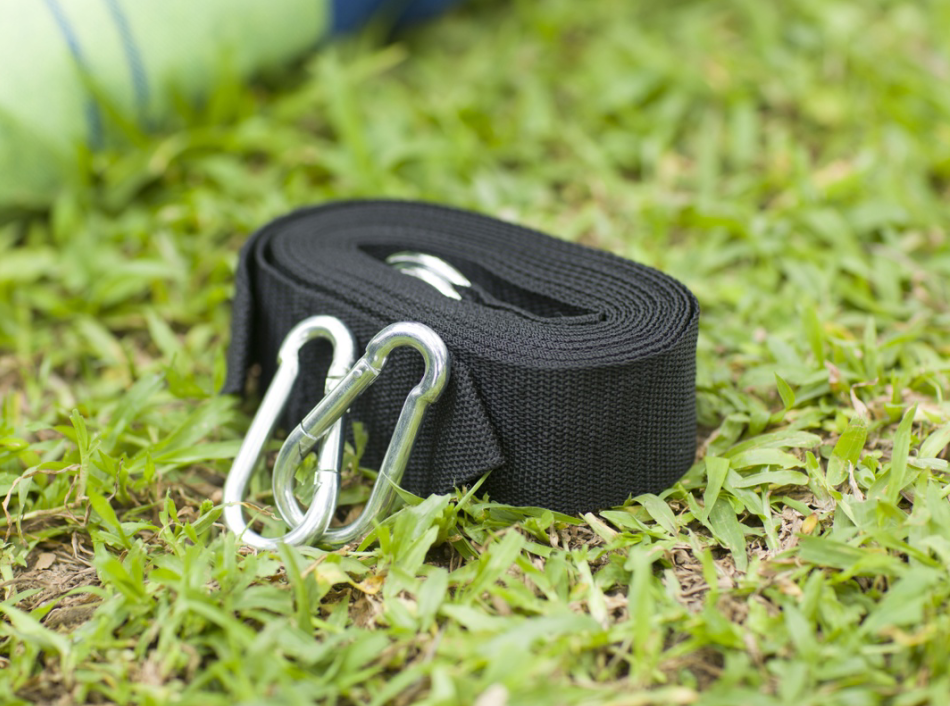 户外吊床葫芦扣绑绳吊床粗绑带尼龙绑绳配钢环挂扣登山扣