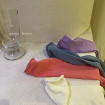 * green house * Palette A colorful autumn Treasure Girl color pile stockings augmented version