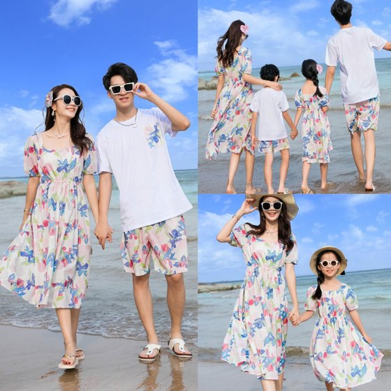2024 new parent-child suit summer suit family of three or four seaside vacation suit boho mother and daughter dress
2024 new parent-child suit summer suit family of three or four seaside vacation suit boho mother and daughter dress
