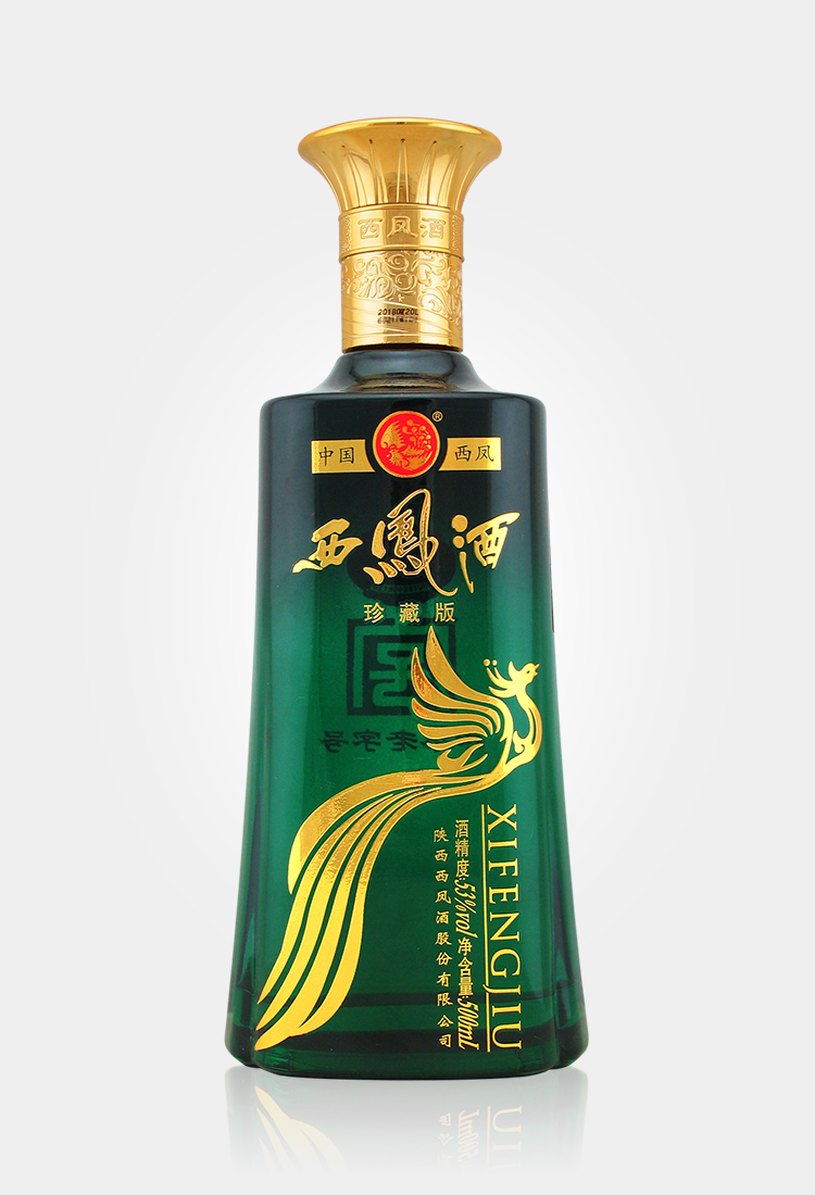 53度旗帜珍藏版西凤酒500ml旗帜西凤酒旗帜珍藏版旗帜青鼎凤香型