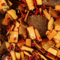 Sauce spicy radish skin Hunan Xiangxi specialty farmhouse homemade secret appetizer rice Pickles sour radish skin