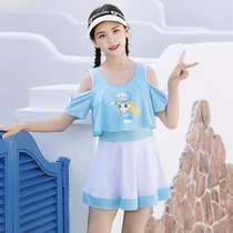 Childrens swimsuit girl Xia CUHK Tong Baby Sun Protection Swimsuit Conjoined Girl 2021 New Cute Swimsuit