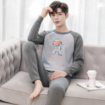 Thermal underwear men plus velvet junior high school students cotton teenagers thick autumn clothes and trousers students winter suit