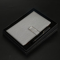 Soft imitation leather hardcover notebook pu cloth print notebook elastic band bundle A5 notepad