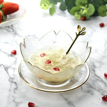 Japanese petal dessert birds nest bowl Breakfast fruit bowl Beauty salon nutrition bowl Womens health small bowl Lace bowl