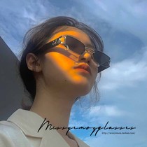 European and American Net red female sunglasses Korean version of tide hip hop sunglasses cool male star joint name with w002 personality retro