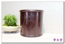 Small Leaf Purple Sandalwood Old Stock Pen Holder (167)