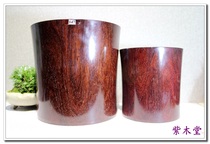 Small Leaf Purple Sandalwood Old Stock Pen Holder (147)