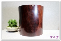 Small Leaf Purple Sandalwood Old Stock Pen Holder (165)