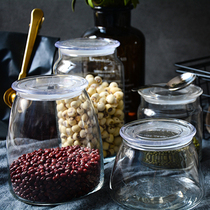 Glass sealed cans milk powder cans tea cans stackable home storage glass cans 500ML750ML1000ML