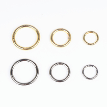 Bag with connection buckle adjustment buckle alloy movable ring round spring ring split ring bag hardware accessories